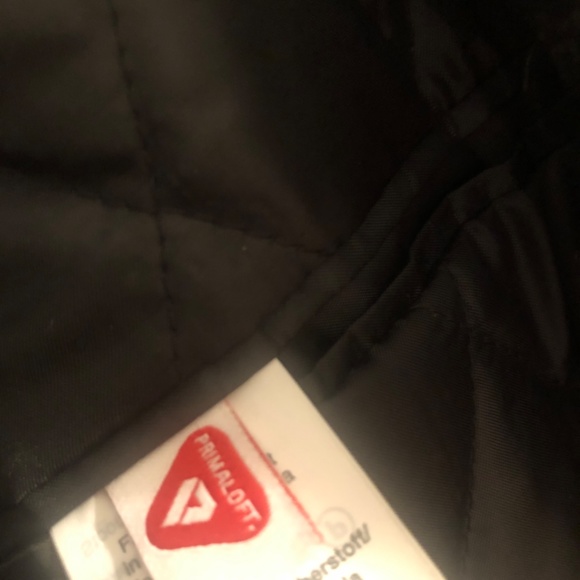 J Crew black and gray plaid top coat with Primaloft - Picture 8 of 9